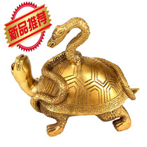 Seiko Feng Shui brass Xuanwu ornaments Snake turtle quartet animal Xuanwu Turtle animal crafts Home furnishings shop