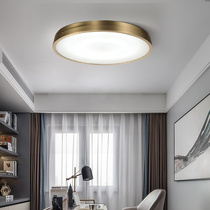 Modern light luxury Nordic ceiling lamp LED thin living room creative personality Bedroom aisle All Copper ceiling lamp