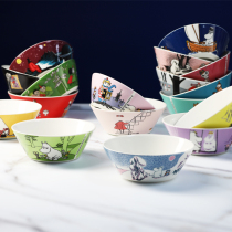 moomin Finnish Arabia tableware ceramic Nordic rice bowl salad bowl Soup Bowl cereal oatmeal Oatmeal Bowl