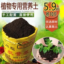 General organic nutrient soil planting vegetable flower soil flower fertilizer multi-fleshy green flower planting nutrient soil