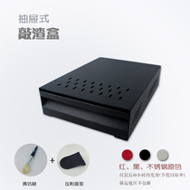 New commercial bar padded stainless steel large capacity drawer coffee knock box knock slag bucket