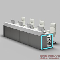 Painting Technology Sense System Simplified Modern Monitoring Room Training Desk Centralized Control Centralized Command Center Control Center Control Center Control Desk Chairman of the Control Desk Computer Table