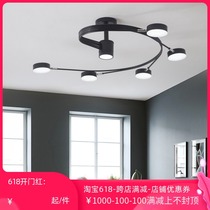 Living room lamp 2019 new simple modern atmospheric shape led ceiling lamp creative Nordic lamp bedroom lamp