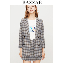 2021 Spring and Summer New Plaid Plaid Blazer Women Loose Joker Slim Suit Korean English Style