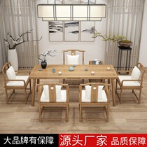 New Chinese Kung Fu Tea Table And Chair Combination Tea Table Set Simple Modern Commercial Office Tea Drinking Home Tea Table