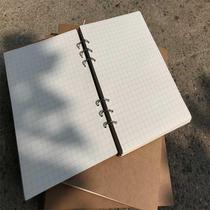 Mind Map Book Sub Horizontal A3 Grid This Loose Page Detachable Retro Minimalist Drawing Hand-Drawn Square A4b5 Horizontal Line