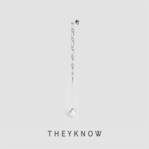 THEYKNOW earrings 2021 new fashion earrings personality design sense earrings female niche temperament long section