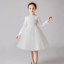 Next win girl dress long sleeve autumn and winter new childrens clothing genuine Lolita childrens princess dress skirt