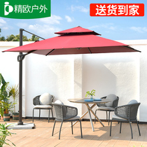 Outdoor parasol Courtyard umbrella Villa Garden Roman umbrella Terrace Large sun umbrella Outdoor vendor user umbrella