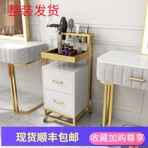 Net celebrity barber shop tool cabinet Hair salon special hair cutting multi-function locker storage beauty salon trolley