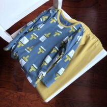 L10002 cotton childrens underwear set 2-piece set-12 7