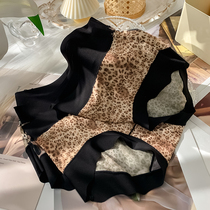 Lace panties female European and American sexy BAO WEN pure cotton antibacterial breathable bottom crotch mid-waist seamless thin women briefs