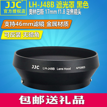 JJC Olympus LH-48B Lens hood Olympus 17mm f1 8 17 1 8 Metal Black