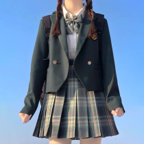 jk uniform suit set original school supply feeling a button small suit jacket women Spring and Autumn fashion small short