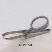 Japanese brand Ikeda ILK with pliers HD magnifying glass 6 times 30MM connoisseurless stamps ancient coin antique specimens