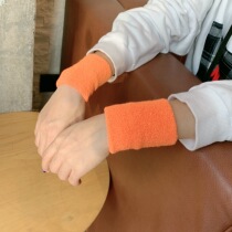 Sweat-sucking towel wristbands for men and women sports bodybuilding fitness running basketball hip hop dance children breathable cotton sports wrist protection