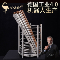 German Chopsticks Basket Home 304 Stainless Steel Home Kitchen Chopsticks Barrel Drain Water Containing Box Shelve Chopstick Cage