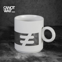 Chen Wei Ting Chao brand CANOTWAIT unequal printing ceramic men and women mug autumn drink coffee cup