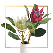 Norwegian Forest Home Ins emulation Mori Throne Flowers Creative home Decorative Items Fake Flowers Living Room Floral Furnishing
