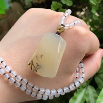Yang Yujia Natural Huanglongyu Ice Species Aquatic Flower Flower and No Things Brand Small Pendant Certificate New Popularity