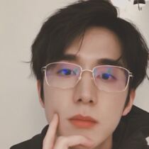Zhang Xincheng with the same glasses mens trend gold wire glasses Korean version of radiation-proof female can be equipped with glasses ultra-light literary and artistic frame