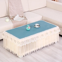 Light Green Long Section Coffee Hall Anti-Burn Field Garden Ambience Cover Tea Table Cover Cloth Cover Cloth Hood Fabric Table Cloth Long Table Desk Desk