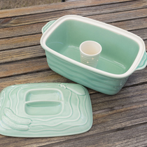 Small Aoigawa Machiya Japan imported Wangu roasted ceramic pickled vegetable jar rice bran salty pickle household pickle jar