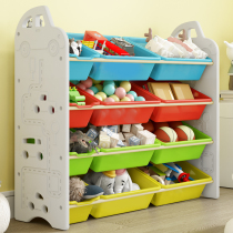 Car Toy Containing Shelf Children Finishing Multilayer Shelve Shelf Baby Bookcase Living Room Home large capacity