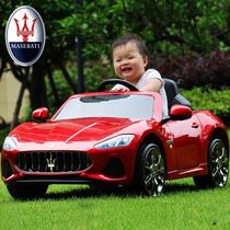  Four-wheel drive Maserati childrens electric car remote control car childrens four-wheeled baby toy car can sit oversized