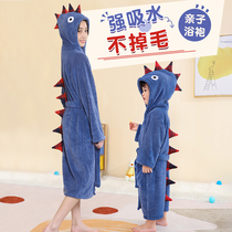 Childrens bath towel adult bathrobe baby Cape winter 2021 new than cotton absorbent special boy and woman