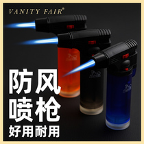 Windproof lighter Inflatable igniter Cigar point incense point moxibustion point moxibustion point Special direct gas torch spray gun