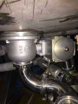 FQ641F-16P Discharge ball valve Flange Reactor Discharge valve NEH Pneumatic kettle bottom tank bottom valve Quick installation