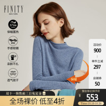 FINITY half turtleneck sweater women autumn and winter New slim body knit sweater lazy wind pure cashmere sweater base shirt