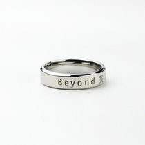 Personality custom lettering ring Beyond Wong Ka Kui Nicholas Tse Anita Mui Lin Feng Zhong Han Liang Huang Zongze Men and women