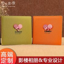 Photo studio linen album production of childrens wedding photo souvenir album Couple photo custom baby cute lollipop album