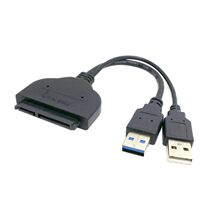 Dual-head power supply notebook sata serial SSD hard disk USB3 0 adapter cable drive cable 67