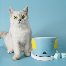 Elephant Bowl Cat Cat Food Protection Cervical Spine Pet Cat Supplies Pitched High Foot Cat Bowl Ceramic Cat Food Basin