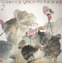 Zhou Huajuns other red famous calligraphy and painting handwriting collection celebrity calligraphy and painting flowers and birds painting authentic Chinese painting hot sale