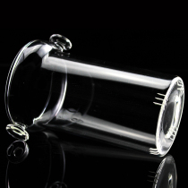 High temperature resistant glass partition stew liner Glass tea filter filter tea bile funnel Tea brewing tea filter liner