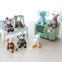 Cartoon resin socket power cord adhesive hook storage hanger creative cute strong hook plug adhesive bracket