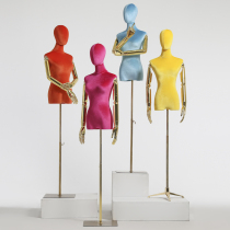 Female model props womens clothing store color model shelf window high-end wedding photo fake body clothing display stand