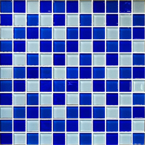 Dark blue crystal glass mosaic tile background wall sticker Kindergarten children color kitchen bathroom bathroom