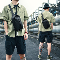 Han Edition Tide Brake Young Bag Fashion Mens Bag Single Shoulder Linked Sabble Casual Multi-function Bag