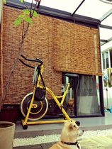 Carbonized reed curtain Door curtain Grass curtain sunshade Roller shutter Door curtain Partition curtain Wall curtain Reed curtain engineering curtain