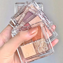 juduo orange eye shadow plate 30 milk tea plate cattle Lang Ping for juduoll small plate portable affordable students four-color plate