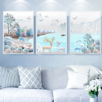 Diamond cross embroidery clear new embroidery living room simple atmosphere Rich elk full of diamonds Masonry embroidery stickers diamond 2020