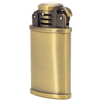  Grinding wheel inflatable metal lighter vintage guan gong pa