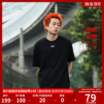 FPA brand logo basic short-sleeved summer white t black t solid color trend tide brand round neck all-match half-sleeve t-shirt men