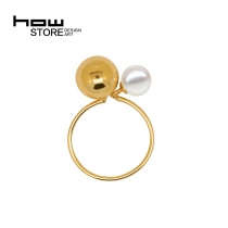 HOWstore FANLECTION small dingle ring retro personality cute jewellery 925 silver