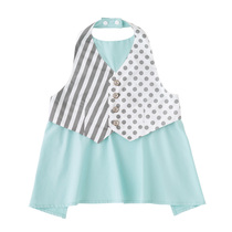 MARLMARL boy dining apron childrens coat breathable boy water and stain proof coat garcon04